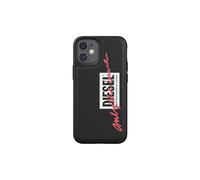 Coque pour Apple iPhone 12 Mini Modèle Embroidery avec Slogan > Noir
