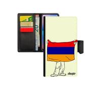Coque pour iPhone 12 mini en cuir rabat porte cartes drapeau armenie armenien flip case telephone jo 64 Go 4G basket portable