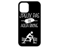 Coque Pour Iphone 12 Mini - J Peux Pas J Ai Aqua Biking 2 - Noir