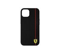 Coque pour iPhone 12 Mini marque avec imprimé logo Ferrari Noir