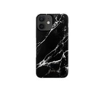 Coque pour iPhone 12 Mini Modèle Marble Case Ultra Elégant Crong Noir