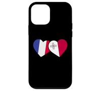 Coque pour iPhone 12 Mini Patrimoine Maltais Drapeau français Drapeau Maltais