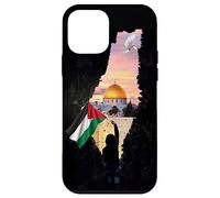 Coque pour iPhone 12 mini Proud Palestinians Palestiniens Drapeau Al Aqsa Mosque Jérusalem