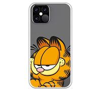 Coque pour iPhone 12 ou 12 Pro Motif Garfield Head