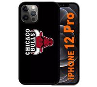 Coque Pour Iphone 12 Pro - Chicago Bulls Nba - Noir