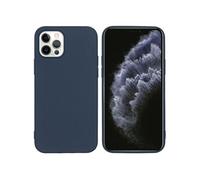 Coque pour iPhone 12/12 Pro en silicone Bleu foncé
