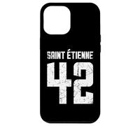 Coque pour iPhone 12 Pro Max 42 Saint Étienne - Design avec une touche française