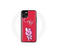 Coque pour Iphone 12 Pro Max BTS Bangtan Garçons BT21 Cooky Fond Rouge