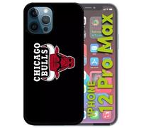 Coque Pour Iphone 12 Pro Max - Chicago Bulls Nba - Noir