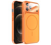 Coque pour iPhone 12 Pro Max Compatible MagSafe Finition AG Glass Mate Orange