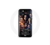 Coque pour Iphone 12 Pro Max Game of Thrones Saison 8 Le Trône de Fer L'affiche de L'équipage Logo Aigle Gris
