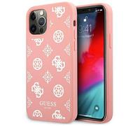 Coque pour iPhone 12 Pro Max Guess Collection Pivoine Rose