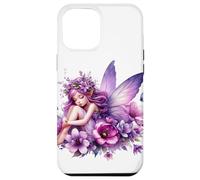 Coque pour iPhone 12 Pro Max Lilas Fée Lilas Fées Fleurs de Lys