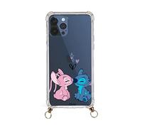 Coque pour iPhone 12 Pro MAX Officiel de Lilo & Stitch Baiser Pendentif Transparent pour protéger votre téléphone. Choisissez le type de coque que vous aimez avec licence officielle Disney