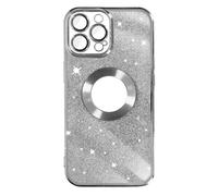 Coque pour iPhone 12 Pro Max Paillette Amovible Série Protecam Spark Argent