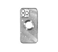 Coque pour iPhone 12 Pro Max Paillette Amovible Série Protecam Spark Argent