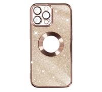 Coque pour iPhone 12 Pro Max Paillette Amovible Série Protecam Spark Rose champagne