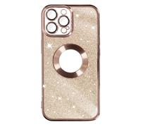Coque pour iPhone 12 Pro Max Paillette Amovible Série Protecam Spark Rose champagne