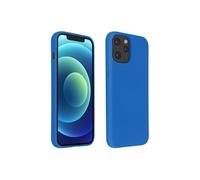 Coque pour iPhone 12 Pro Max Semi-rigide Finition Soft Touch Compatible QI Bleu