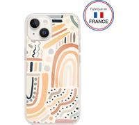 Coque pour iPhone 13 / 14 Hybride résine Motifs Sahel - Fabriqué en France Bigben