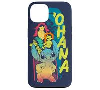 Coque pour iPhone 13 Disney Lilo & Stitch Beach Vibes avec Nani & Scrump 'Ohana