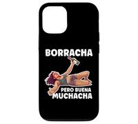 Coque pour iPhone 13 Funny Party Design for Women - Borracha Pero Buena Muchacha