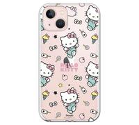 Personalaizer Coque pour iPhone 13 - Hello Kitty Patron Stickers