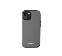 Coque pour iPhone 13 MagSafe Elégante avec Logo en Métal Gris