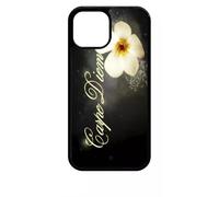 Coque Pour Iphone 13 Mini - Carpe Diem Fleur - Silicone - Noir