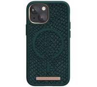 Coque pour iPhone 13 Mini MagSafe Antimicrobienne en Cuir NJORD Vert forêt Vert forêt G