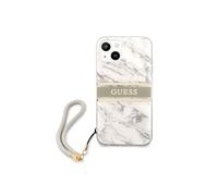 Coque pour Apple iPhone 13 Mini Marble Strap Gris