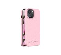 Coque pour iPhone 13 Mini Modèle Natura Compatible avec Recharge Sans Fil Rose