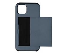 Coque pour iPhone 13 Mini, Rangement Carte Coulissant Defender