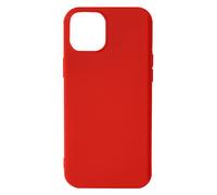 Coque iPhone 13 Mini Silicone Semi-rigide Finition Soft-touch rouge