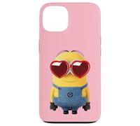 Coque pour iPhone 13 Minions Cute Bob In Love Heart Shaped Glasses Portrait