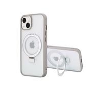 Accezz Coque Ring Stand avec MagSafe pour iPhone 13 - Gris