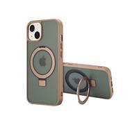 Accezz Ring Stand Backcover avec MagSafe pour iPhone 13 - Marron