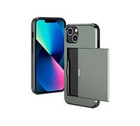 imoshion Coque arrière avec porte-cartes pour Apple iPhone 13 - Vert foncé