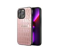 Coque pour iPhone 13 Pro Antichoc Croco Elégant Rose