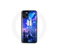 Coque pour Iphone 13 Pro - MANIACASE - Logo BTS - Silicone - Souple - Protection