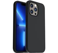 Coque pour iPhone 13 pro, en Silicone Souple - Noir Mat