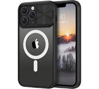 Coque Pour Iphone 13 Pro Max 6,7"", Cache-Objectif Coulissant, Protection Caméra, Coque Iphone 13 Pro Max Compatible Avec Magsafe, Etui En Tpu Antichoc Antidérapant, Noir[Mag5299244]