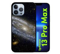 Coque Pour Iphone 13 Pro Max - Andromède - Silicone - Noir