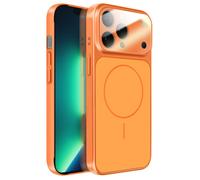 Coque pour iPhone 13 Pro Max Compatible MagSafe Finition AG Glass Mate Orange