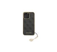 Coque pour iPhone 13 Pro Max Edition 4G Charm avec Pendentif Gris foncé