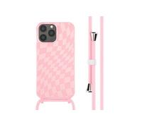 Coque pour iPhone 13 Pro Max en silicone Retro Pink