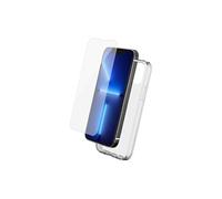 Coque pour iPhone 13 Pro Max en TPU et Protection d'Ecran en Verre Trempé Transparent