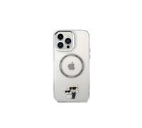 Coque pour iPhone 13 Pro Max Imprimé Karl et Choupette Compatible , Transparent