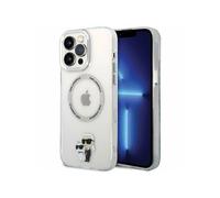 Coque pour iPhone 13 Pro Max - Karl Lagerfeld - Choupette - Transparent - Résistant aux rayures - MagSafe