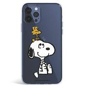 Coque pour iPhone 13 Pro Max officielle Peanuts Woodstock et Snoopy Silhouette - Snoopy